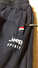JEEPSPIRIT吉普休闲裤男装春秋季薄款棉质直筒长裤大码工装裤子男装 黑色-直筒（薄款） XL （建议115-130斤） 实拍图