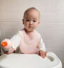 蒂乐宝宝吃饭围兜硅胶防水儿童辅食饭兜婴儿围嘴幼儿喂饭口水兜兜 「蝴蝶结」小粉兔-3D超薄 实拍图