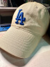 MLB帽子男女棒球帽四季大标软顶鸭舌帽运动3ACP6601N-07BGS-F/米黄色 晒单实拍图