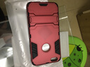 幸运钻 苹果6s手机壳/iPhone6s Plus全包防摔男款硅胶铠甲带支架硬壳个性创意保护套 【热情红】+全屏钢化膜 苹果6plus/6sPlus【5.5英寸】 实拍图