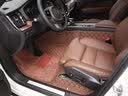 懒狼 沃尔沃XC90脚垫s90 s80l s60 V90CC XC60全包围真皮汽车脚垫 【头层牛皮】内饰咖+耐磨碳纤丝 沃尔沃XC60专用 实拍图