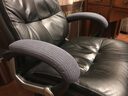 麦田七月 椅子扶手套办公椅扶手套转椅扶手罩座椅电脑椅把手套扶手包布椅套 深灰色 防水半包扶手套 实拍图
