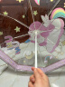 左都（ZUODU）儿童雨伞直柄透明男童女童7-12岁小孩儿小学生宝宝长把卡通直柄伞 晒单实拍图