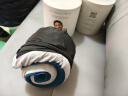 OSTRICHPILLOW GO西班牙鸵鸟枕旅行记忆棉U型飞机睡眠靠枕午睡枕头礼品礼物 绿灰色 实拍图