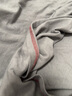 红豆（Hodo）夏季情侣全棉睡衣简约休闲风短袖家居服套装可外穿春夏 灰色（男款） XL 175/96A 实拍图