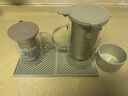 北鼎（Buydeem） 泡茶杯办公室家用茶具玻璃杯子带把茶水分离杯高硼硅玻璃 迷宫隔热沥水垫 实拍图