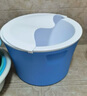 靠艺泡脚桶洗脚盆保温家用不插电足浴盆沐足三层加厚冬天过小腿 天蓝色【36cm高】有提手（带盖） 实拍图