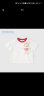 JELLYBABY【立体兔时尚短袖T】2024夏季新款儿童女童T恤甜美舒适 米白 100 晒单实拍图