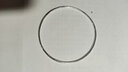 顺庆银楼手环足银光面简约银手镯细单圈 999足银镯子5克 送自己节日礼物 5克小圆环6.1cm单只 实拍图