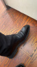 老人头（LAORENTOU）皮鞋男士鳄鱼纹雕花男鞋头层牛皮商务正装鞋 522010219 黑 42  晒单实拍图