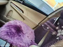 明仔 汽车坐垫冬季纯羊毛坐垫保暖毛皮一体厚羊毛座垫车用后排座椅垫 米色-三件套 本款适合99%车型-下单备注 实拍图