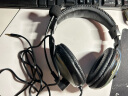 声丽 ST-2688 pro网课有线耳机 头戴式学英语听力听说练习 录音考试学习 人机对话 电脑 笔记本耳麦 灰色 单插头-单孔笔记本手机用 实拍图