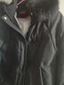 雅鹿雅鹿羽绒服女新款冬季60岁奶奶外套狐狸毛领脱卸帽XWJ 黑色 4XL 185（建议145-160斤） 实拍图