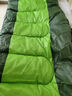 北极狼（BeiJiLang）睡袋成人户外旅行冬季四季保暖露营单人隔脏棉睡袋1.8KG 军绿 实拍图