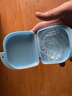 雅克菱 正畸保持器盒子存放收纳浸泡清洗盒隐形牙套护理盒便捷携带收纳 存放盒（浅蓝色） 实拍图
