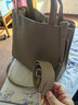 卡里普斯（CALYPSO）头层牛皮手提包女轻奢高级感礼物大容量托特包通勤单肩斜挎女包 大象灰 实拍图