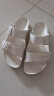 BIRKENSTOCK勃肯新品男女同款EVA拖鞋双带拖鞋Arizona系列 白色/蛋壳白窄版1027384 38 晒单实拍图