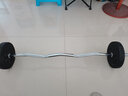 华亚（HUAYA） 杠铃杆抓举举重杠 直杆 奥杆 曲杆可搭配哑铃片 杠铃片 1.2米曲杆(2.5cm直径) 实拍图