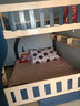 耀拓【免费安装】实木儿童床上下床高低床成人上下铺男女孩双层子母床 松木蓝直梯款 上铺宽140下铺宽160 实拍图