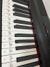 雅马哈（YAMAHA）电钢琴P125aB/WH专业88键重锤初学者家用成人智能白色数码钢琴 P125a黑+单踏板+官方标配 实拍图