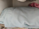 富安娜家纺 天丝四件套丝滑莱赛尔夏季床上用品贡缎床单被套 60支素绣天丝凉感-兰庭 1.8米 床单款 （被套230*229cm） 实拍图