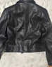 香影皮衣外套女短款2025春秋新款今年流行复古翻领小个子机车夹克 黑色 S 实拍图