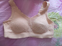 美舒雅婷运动内衣女婴儿棉性感胸罩聚拢无痕文胸收副乳蕾丝背心式 奶茶肤【1件装】 XXL码 建议135-150斤 实拍图