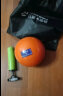 百斯卡 中考充气实心球 2KG中小学考试比赛训练达标2公斤橡胶实心球 (中考)2KG桔色 实拍图