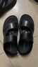 奥康（Aokang）官方男凉鞋 夏季沙滩鞋软底舒适透气两穿男拖鞋休闲鞋黑色41码 实拍图