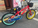 凤凰（Phoenix）自行车儿童男女孩3-6-10-13岁带辅助轮小恐龙红18寸生日新年礼物 实拍图