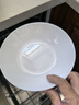 乐美雅餐具盘碟餐盘无铅耐热纯白迪瓦丽时光微波炉消毒柜洗碗机适用 深盘口径8英寸高4cm 2个 20cm 实拍图