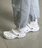 crocs卡骆驰洞洞鞋贝雅男鞋女鞋轻便耐磨一脚蹬拖鞋休闲鞋|10126 卵石色-2V3 40 (250mm) 实拍图