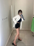 HUJIUTUO拖鞋人字拖女夏时尚外穿浴室防滑夹脚凉拖鞋平底海边沙滩鞋1.5cm 黑色1.5cm 正常码 39 实拍图