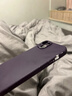 品胜 适用苹果14Pus手机壳 iphone14Plus柔性液态手机壳全包防摔超薄保护套亲肤手感直边保护壳深紫色 实拍图