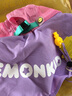 Lemonkid儿童防晒帽大帽檐原纱遮阳帽户外太阳帽男女童夏季防紫外线沙滩帽 城堡紫独角兽【造型】 帽围52cm【建议6个月-2岁】 实拍图