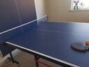 波洛克（BOLUOKE）乒乓球台 乒乓球桌室内家用可折叠标准兵乓球桌案子移动折叠带轮 （2.4米*1.2米）带轮 实拍图