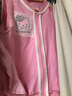 Hello Kitty女童马甲儿童背心棉春装保暖2025新款洋气针织马夹秋季外穿童装 深粉碎花513057 120 CM适合115-125 实拍图