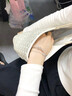中国黄金（CHINA GOLD）925银双层叠戴蝴蝶结开口链条手镯女甜美银饰手链618生日礼物女生 蝴蝶结手镯【10g±1g】刻字+贺卡 实拍图