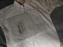 佐优品秋冬季衬衫男薄款痞帅黑色潮流长袖宽松休闲白衬衫冰丝免烫衬衣 白色 L 建议体重115-130斤 实拍图