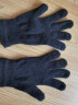 爱诺登（Ainuodeng）秋冬季保暖手套女韩版色针织手套学生手套男女士厚款绒手套 毛线全指拉毛手套：黑色 均码 晒单实拍图