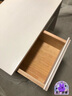 唯博思实木挂衣架落地可坐鞋架置物架家用入户门换鞋凳衣帽架一体收纳架 纯白色40cm 实拍图