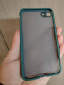 今舞 适用苹果7/8/se2/se3手机壳硅胶软边iphone8plus保护套全包超薄磨砂男女款外壳 苹果7/8/se2/se3-4.7寸通用-墨绿 实拍图