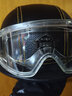 JYT个性M35大兵德式钢盔巡航机车复古半盔男女骑行电动摩托车头盔皮 黑黄线 XL（60-61） 实拍图