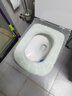 惠通 加厚加大号马桶坐垫圈柔软马桶垫 通用家用坐便套马桶套坐便器北欧风 【加厚款】浅绿灰 实拍图