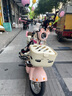嘉宴新国标可上牌电瓶车成人电动自行车48V锂电小型电瓶车男女代步车 粉色 裸车-（不含电池充电器） 实拍图