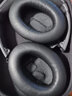 比博欧适用博士BOSE QuietComfort35耳机套qc35二代头戴式耳机海绵套耳套QC35II耳罩棉垫头梁垫耳机配件 【黑色一对+蓝色垫子】羊皮款 实拍图