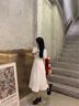 舒芳蝶（shufangdie）法式学院风衬衫裙教资面试服装连衣裙学生夏季仙女气质超仙长裙子 图片色 M 实拍图