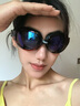 佳斯特（JAST） 泳镜 男女游泳眼镜高清防水防雾大框平光近视可选游泳镜 JSD605 茶色电镀泳镜（平光） 实拍图
