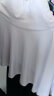 COZOK运动裙裤女速干透气健身裙瑜伽羽毛球裙跑步短裙大码胖MM防走光 白色后拉链口袋 L（建议80-100斤） 晒单实拍图