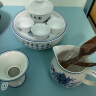 恒古（Heregur）迷你袖珍旅行茶具户外用品旅游便携式车载办公紧凑型青花陶瓷功夫茶具套装 青花牡丹袖珍型茶具 实拍图